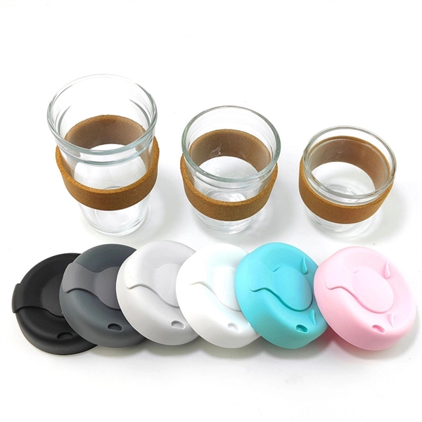 Reusable Glass Coffee Cup 16oz