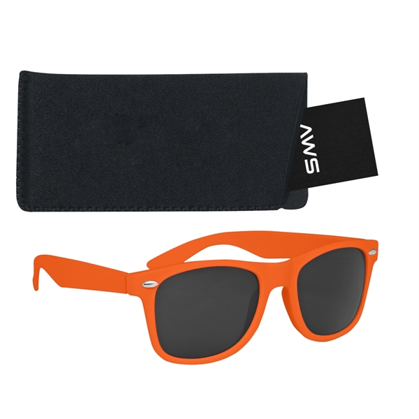 Aws Velvet Touch Malibu Sunglasses With Pouch & Hang Tag - Aws Velvet Touch Malibu Sunglasses With Pouch & Hang Tag - Image 13 of 26