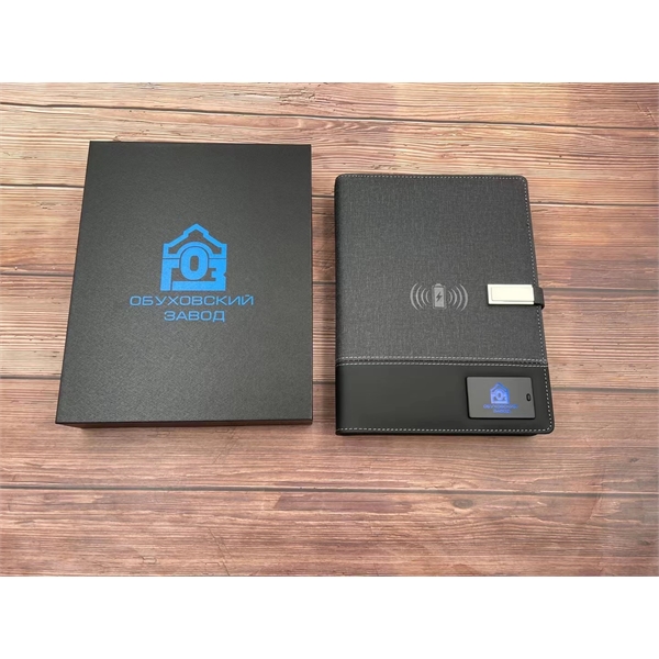 Tech Notebook with USB Drive & Wireless Battery Charger - Tech Notebook with USB Drive & Wireless Battery Charger - Image 6 of 6