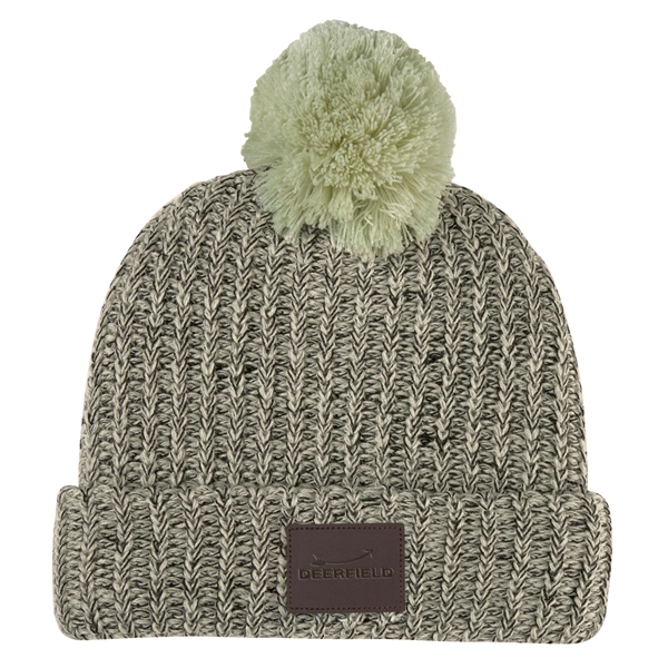 Grace Collection Pom Beanie With Cuff - Grace Collection Pom Beanie With Cuff - Image 9 of 52