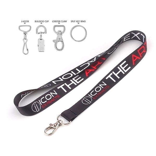 Full Color Polyester Dye-Sublimation Lanyard - Full Color Polyester Dye-Sublimation Lanyard - Image 0 of 7