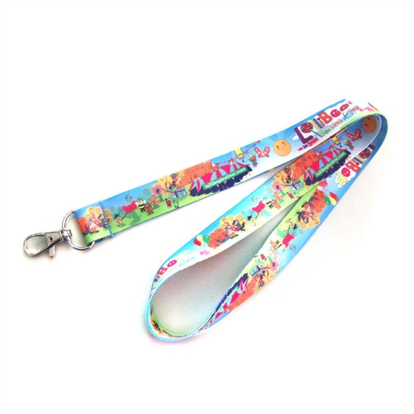 Full Color Polyester Dye-Sublimation Lanyard - Full Color Polyester Dye-Sublimation Lanyard - Image 3 of 7