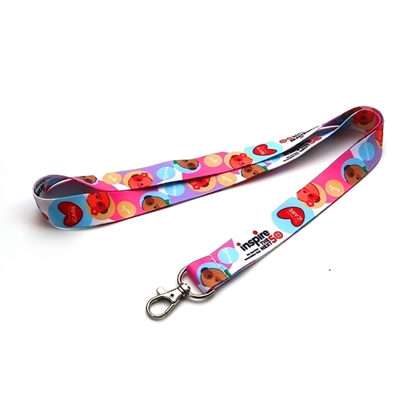 Full Color Polyester Dye-Sublimation Lanyard - Full Color Polyester Dye-Sublimation Lanyard - Image 6 of 7