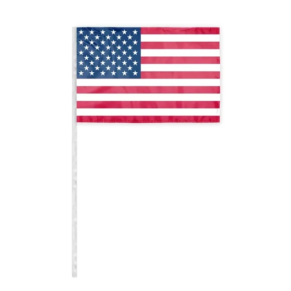 12" x 18" USA Antenna Flag - with a 32" PVC Sleeve - 12" x 18" USA Antenna Flag - with a 32" PVC Sleeve - Image 0 of 0