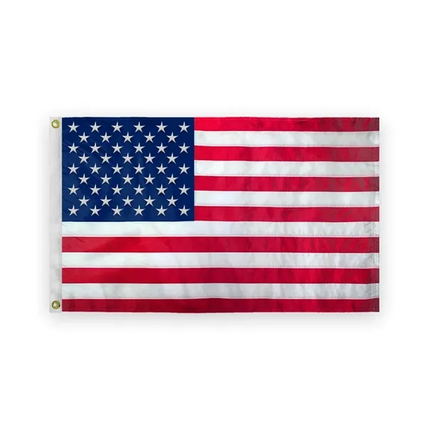 5'x8' USA Spun Polyester Embroidered Flag - 5'x8' USA Spun Polyester Embroidered Flag - Image 0 of 1