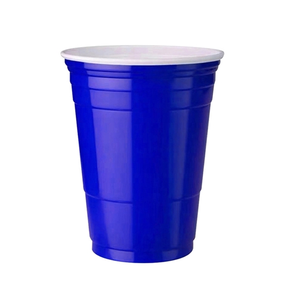 16 oz. Two Tone Disposable Party Cup - 16 oz. Two Tone Disposable Party Cup - Image 1 of 10