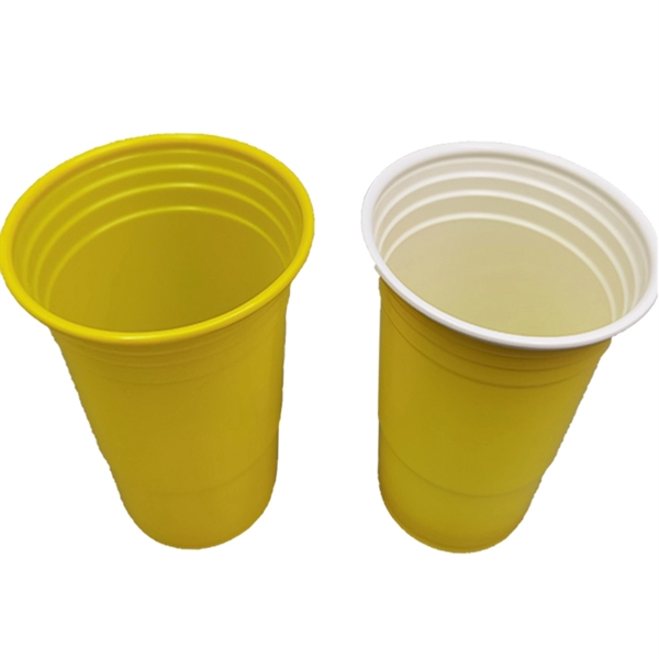 16 oz. Two Tone Disposable Party Cup - 16 oz. Two Tone Disposable Party Cup - Image 6 of 10