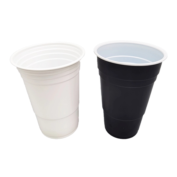 16 oz. Two Tone Disposable Party Cup - 16 oz. Two Tone Disposable Party Cup - Image 7 of 10