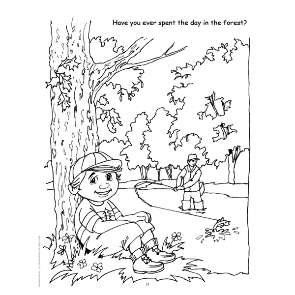 Nature and Ecology Imprintable Coloring Book - Nature and Ecology Imprintable Coloring Book - Image 5 of 7