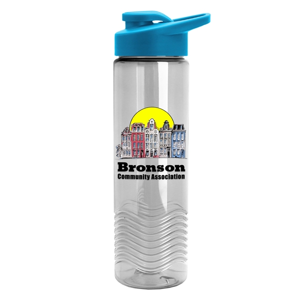 24oz Wave Bottle - Drink-thru Lid - Digital - 24oz Wave Bottle - Drink-thru Lid - Digital - Image 3 of 20