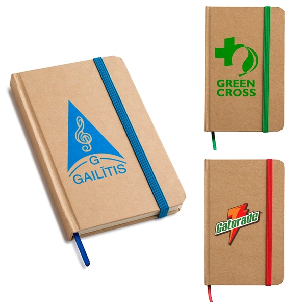 Eco-Motivated Strap Notebook - Eco-Motivated Strap Notebook - Image 0 of 5