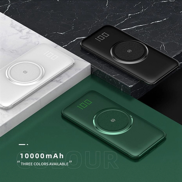 10000 mAh 5 in 1 QI Wireless Charger PowerBank - 10000 mAh 5 in 1 QI Wireless Charger PowerBank - Image 3 of 9