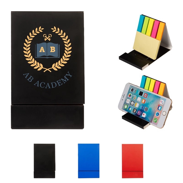 Duo Sticky Notepad & Phone Stand - Duo Sticky Notepad & Phone Stand - Image 0 of 3