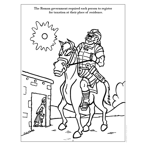 The Real Story of Christmas Imprintable Coloring Book - The Real Story of Christmas Imprintable Coloring Book - Image 2 of 7