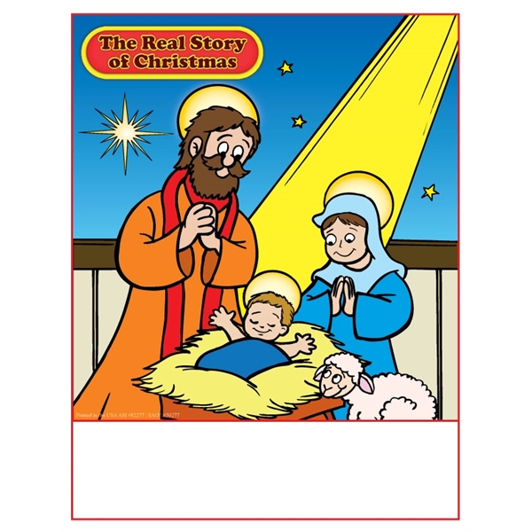 The Real Story of Christmas Imprintable Coloring Book - The Real Story of Christmas Imprintable Coloring Book - Image 0 of 7