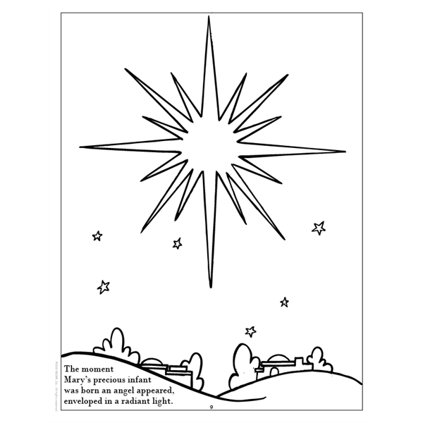 The Real Story of Christmas Imprintable Coloring Book - The Real Story of Christmas Imprintable Coloring Book - Image 4 of 7