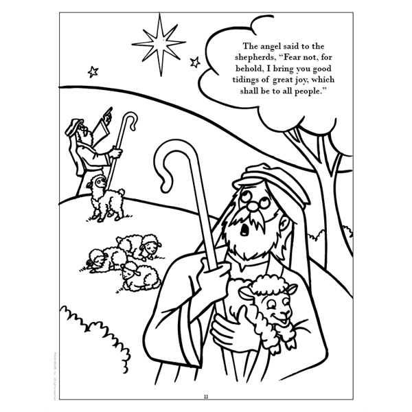 The Real Story of Christmas Imprintable Coloring Book - The Real Story of Christmas Imprintable Coloring Book - Image 5 of 7
