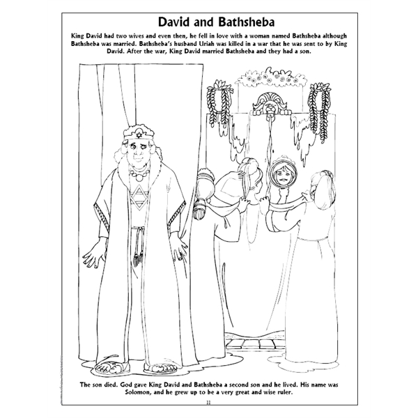 Super Heroes of the Bible Imprintable Coloring Book - Super Heroes of the Bible Imprintable Coloring Book - Image 5 of 7