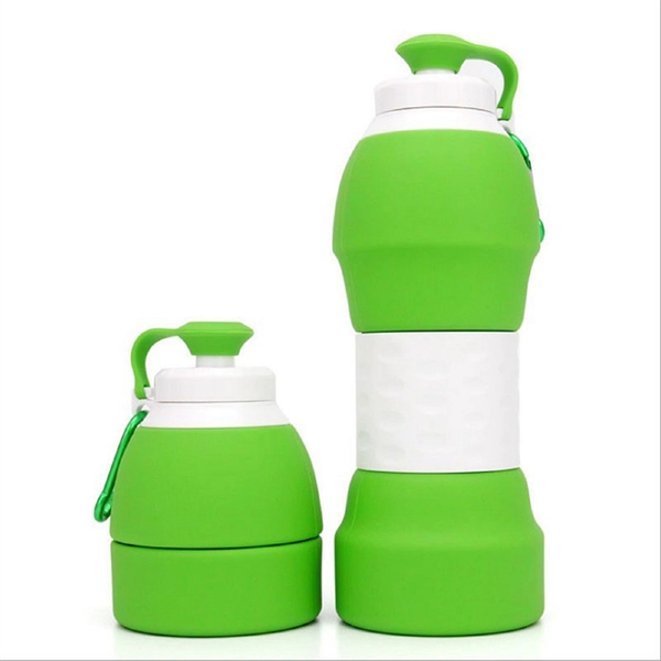 20 oz Reusable Collapsible Travel Bottle With Lid - 20 oz Reusable Collapsible Travel Bottle With Lid - Image 3 of 49