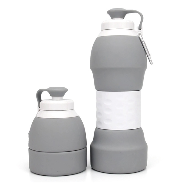 20 oz Reusable Collapsible Travel Bottle With Lid - 20 oz Reusable Collapsible Travel Bottle With Lid - Image 10 of 49