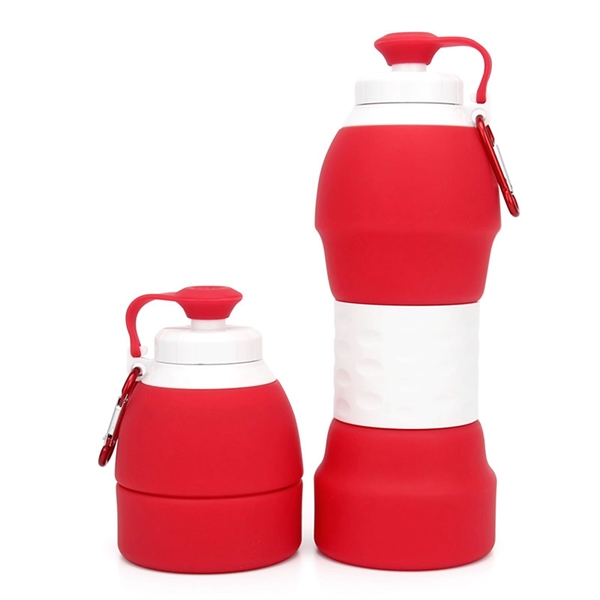 20 oz Reusable Collapsible Travel Bottle With Lid - 20 oz Reusable Collapsible Travel Bottle With Lid - Image 13 of 49