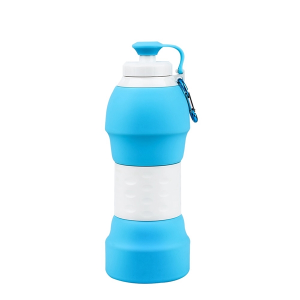 20 oz Reusable Collapsible Travel Bottle With Lid - 20 oz Reusable Collapsible Travel Bottle With Lid - Image 14 of 49