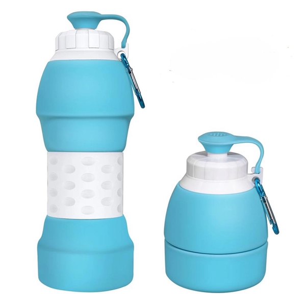 20 oz Reusable Collapsible Travel Bottle With Lid - 20 oz Reusable Collapsible Travel Bottle With Lid - Image 18 of 49