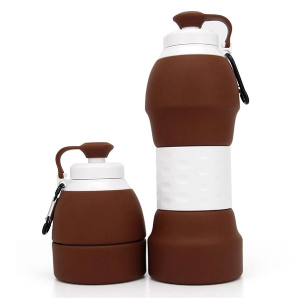 20 oz Reusable Collapsible Travel Bottle With Lid - 20 oz Reusable Collapsible Travel Bottle With Lid - Image 20 of 49