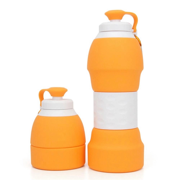 20 oz Reusable Collapsible Travel Bottle With Lid - 20 oz Reusable Collapsible Travel Bottle With Lid - Image 21 of 49