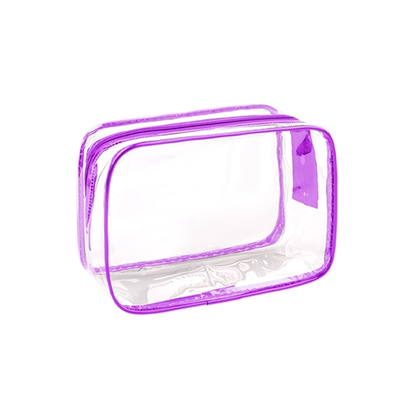 Transparent PVC Cosmetic Bag - Transparent PVC Cosmetic Bag - Image 7 of 12
