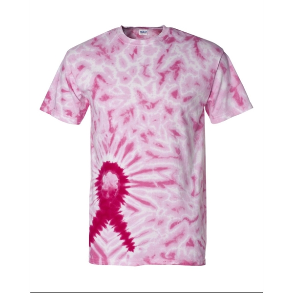 Dyenomite Awareness Ribbon Tie-Dyed T-Shirt - Dyenomite Awareness Ribbon Tie-Dyed T-Shirt - Image 3 of 3