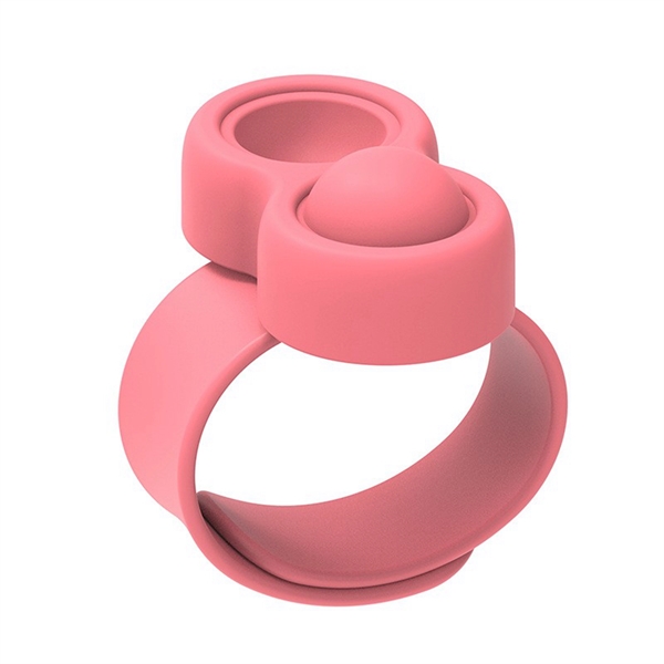 Fidget Sensory Wrist Band Steering Wheel Silicone Clap Ring - Fidget Sensory Wrist Band Steering Wheel Silicone Clap Ring - Image 1 of 7