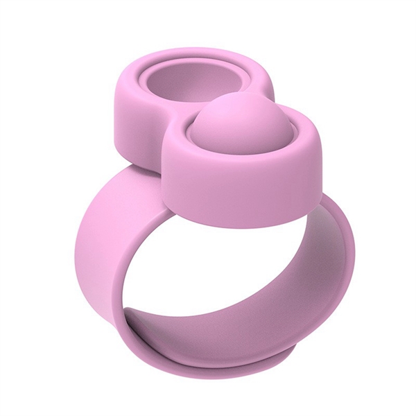 Fidget Sensory Wrist Band Steering Wheel Silicone Clap Ring - Fidget Sensory Wrist Band Steering Wheel Silicone Clap Ring - Image 2 of 7