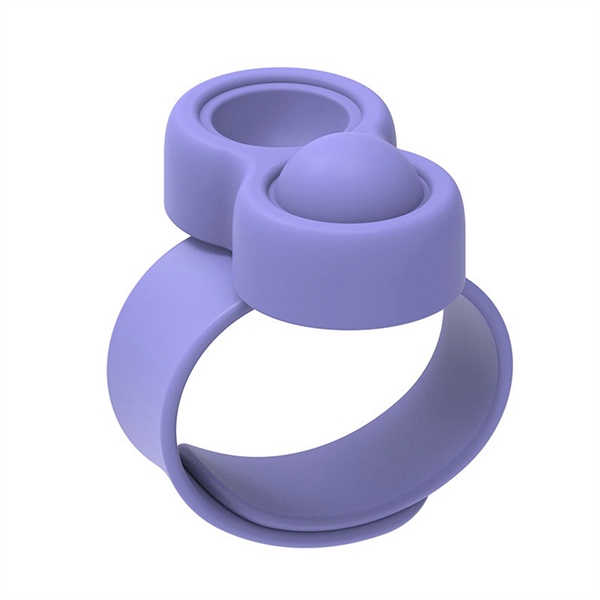 Fidget Sensory Wrist Band Steering Wheel Silicone Clap Ring - Fidget Sensory Wrist Band Steering Wheel Silicone Clap Ring - Image 4 of 7