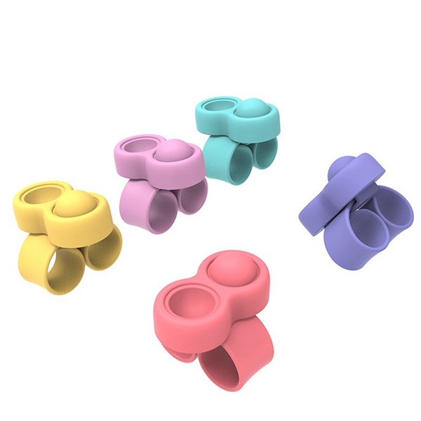 Fidget Sensory Wrist Band Steering Wheel Silicone Clap Ring - Fidget Sensory Wrist Band Steering Wheel Silicone Clap Ring - Image 6 of 7