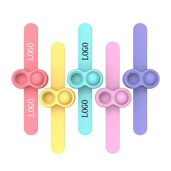 Fidget Sensory Wrist Band Steering Wheel Silicone Clap Ring - Fidget Sensory Wrist Band Steering Wheel Silicone Clap Ring - Image 0 of 7