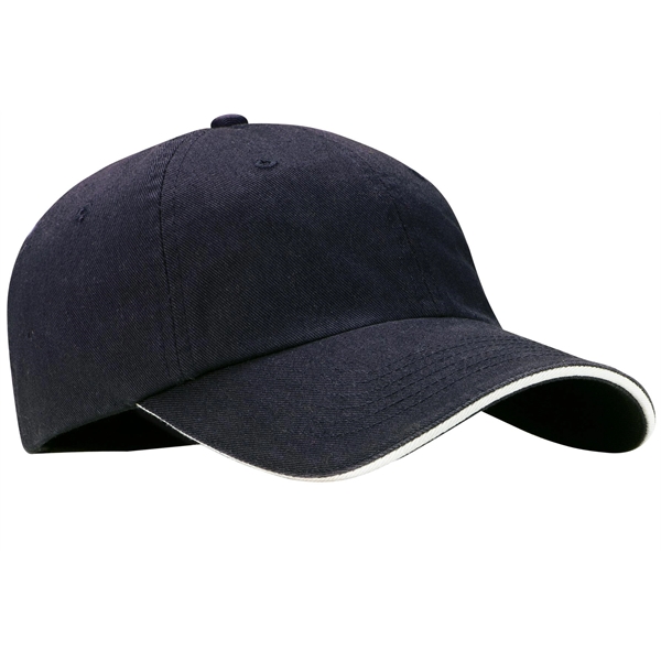 Port Authority Sandwich Bill Cap with Striped Closure. - Port Authority Sandwich Bill Cap with Striped Closure. - Image 38 of 55