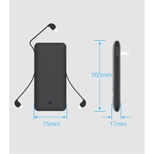 External Battery Pack with Built-in AC Wall Plug - External Battery Pack with Built-in AC Wall Plug - Image 4 of 4