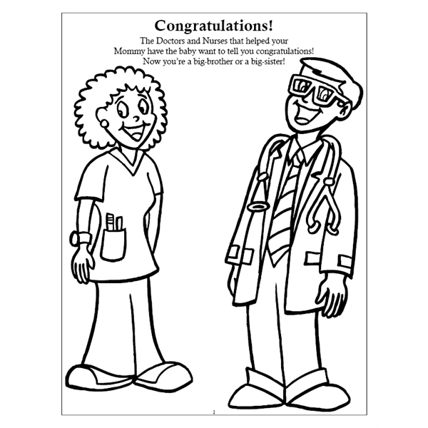 Bringing Home Baby Imprintable Coloring Book - Bringing Home Baby Imprintable Coloring Book - Image 2 of 7