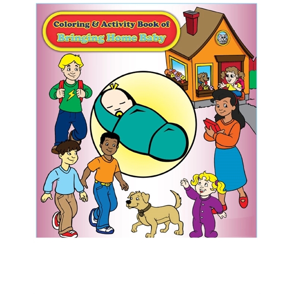 Bringing Home Baby Imprintable Coloring Book - Bringing Home Baby Imprintable Coloring Book - Image 0 of 7