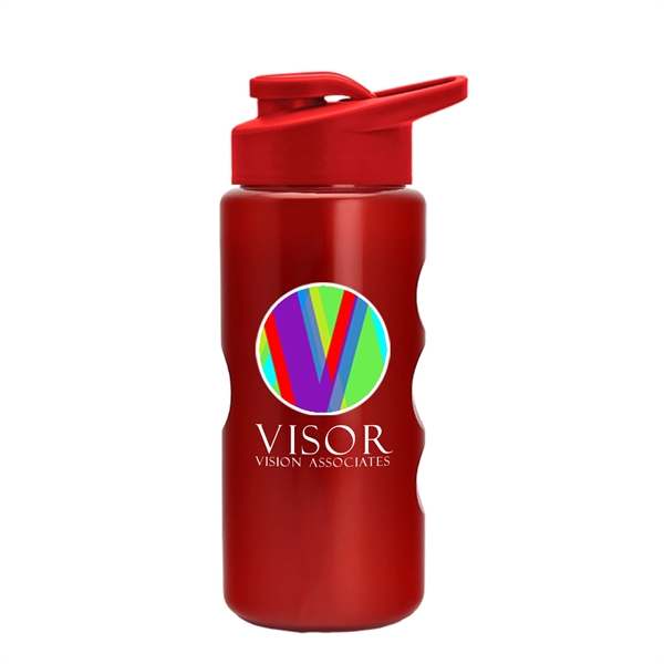 Mini Peak - 22 oz. Metalike Bottle -Drink Thru Lid Digital - Mini Peak - 22 oz. Metalike Bottle -Drink Thru Lid Digital - Image 4 of 16