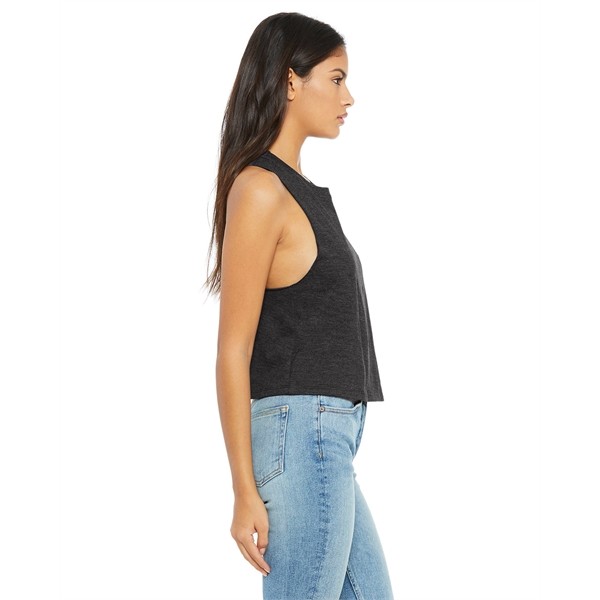 Bella + Canvas Ladies' Racerback Cropped Tank - Bella + Canvas Ladies' Racerback Cropped Tank - Image 32 of 116