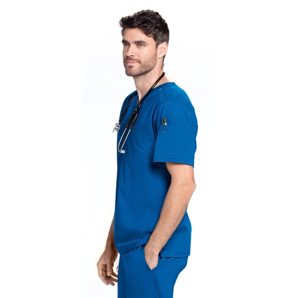 Barco Grey's Anatomy Men's 2-Pocket Evan V-Neck Scrub Top - Barco Grey's Anatomy Men's 2-Pocket Evan V-Neck Scrub Top - Image 5 of 25