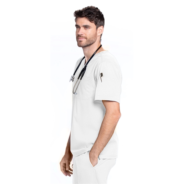 Barco Grey's Anatomy Men's 2-Pocket Evan V-Neck Scrub Top - Barco Grey's Anatomy Men's 2-Pocket Evan V-Neck Scrub Top - Image 8 of 25
