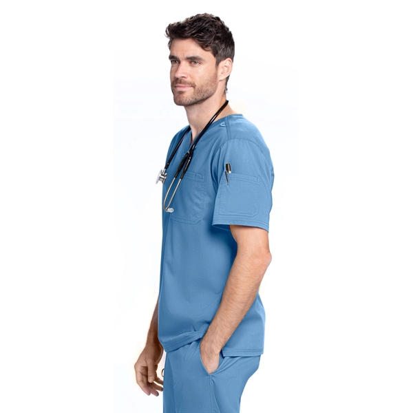 Barco Grey's Anatomy Men's 2-Pocket Evan V-Neck Scrub Top - Barco Grey's Anatomy Men's 2-Pocket Evan V-Neck Scrub Top - Image 14 of 25