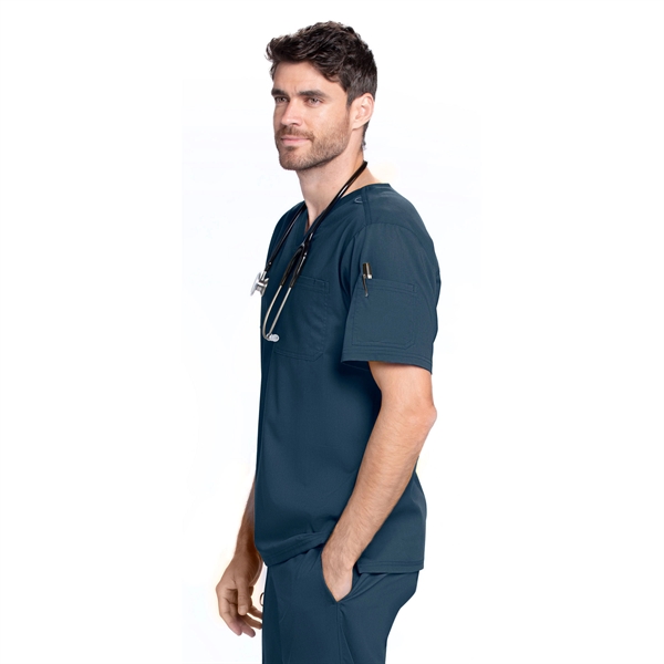 Barco Grey's Anatomy Men's 2-Pocket Evan V-Neck Scrub Top - Barco Grey's Anatomy Men's 2-Pocket Evan V-Neck Scrub Top - Image 23 of 25