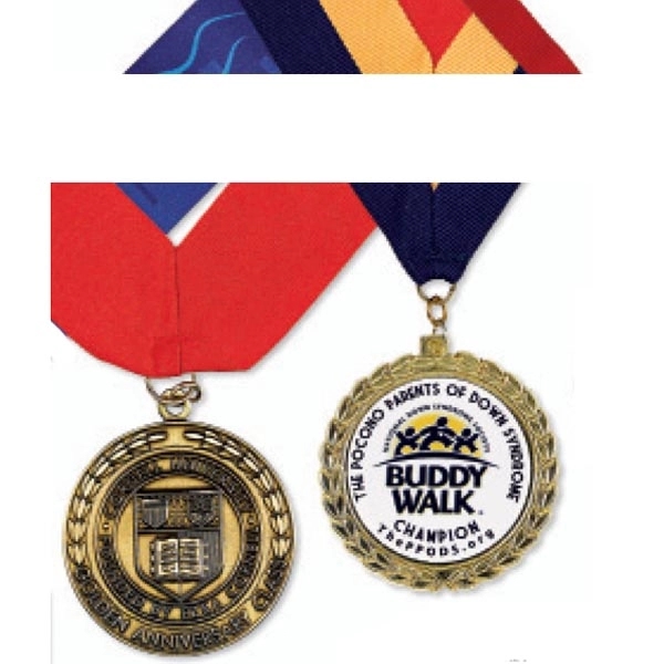 Photo Medal with Neck Ribbon - Photo Medal with Neck Ribbon - Image 0 of 0