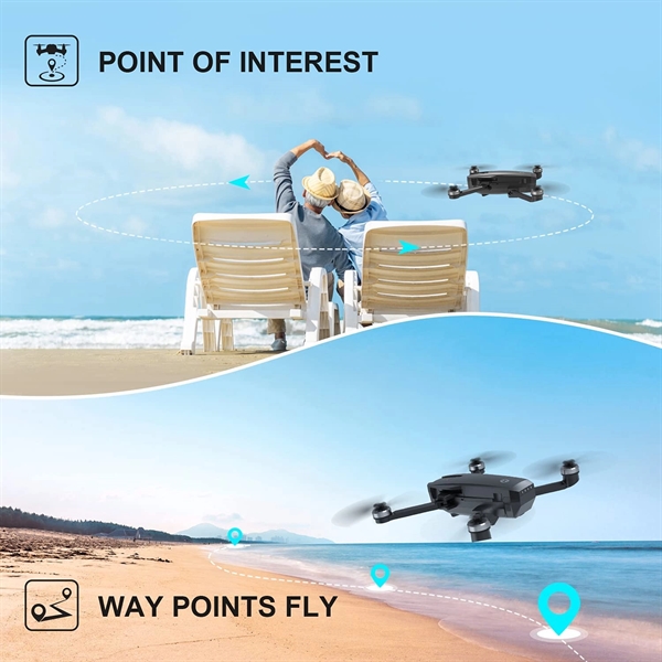 Foldable GPS UAV Drone with 8K UHD Camera - Foldable GPS UAV Drone with 8K UHD Camera - Image 7 of 8