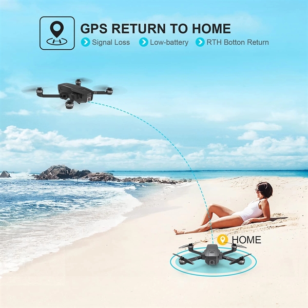 Foldable GPS UAV Drone with 8K UHD Camera - Foldable GPS UAV Drone with 8K UHD Camera - Image 8 of 8