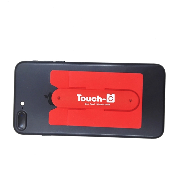 Silicone Phone Wallet With Stand - Silicone Phone Wallet With Stand - Image 5 of 6